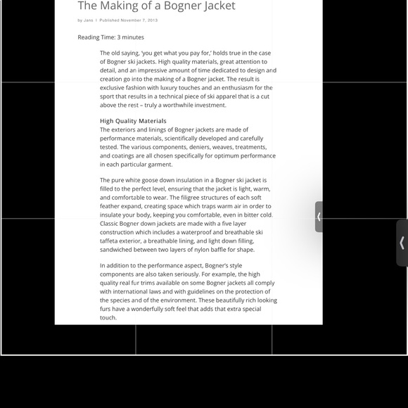 Vintage BOGNER Quilted Down Jacket with Real Fur Collar - Picture 15 of 16